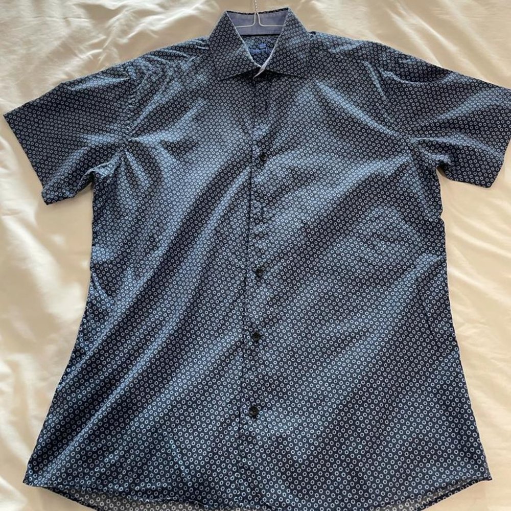 Bertigo men’s short sleeve button up